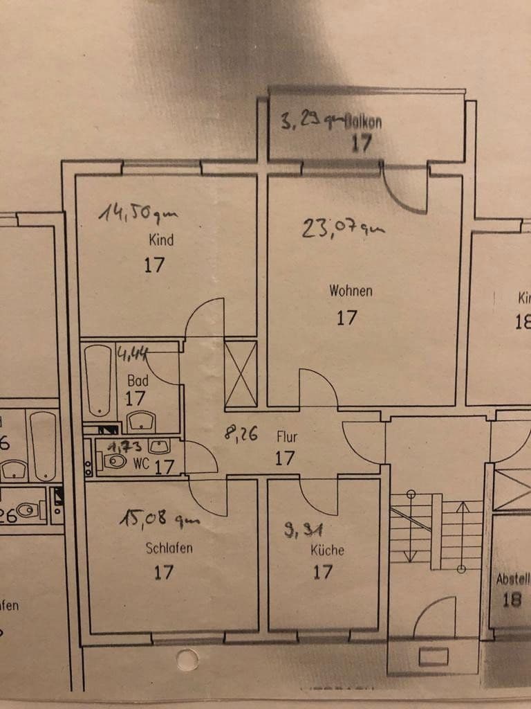 Prenájom bytu 3-izbový 80 m², Hauchstraße 46, Nürnberg, Bavorsko Prenájom bytu 3-izbový 80 m², Hauchstraße 46, Nürnberg, Bavorsko