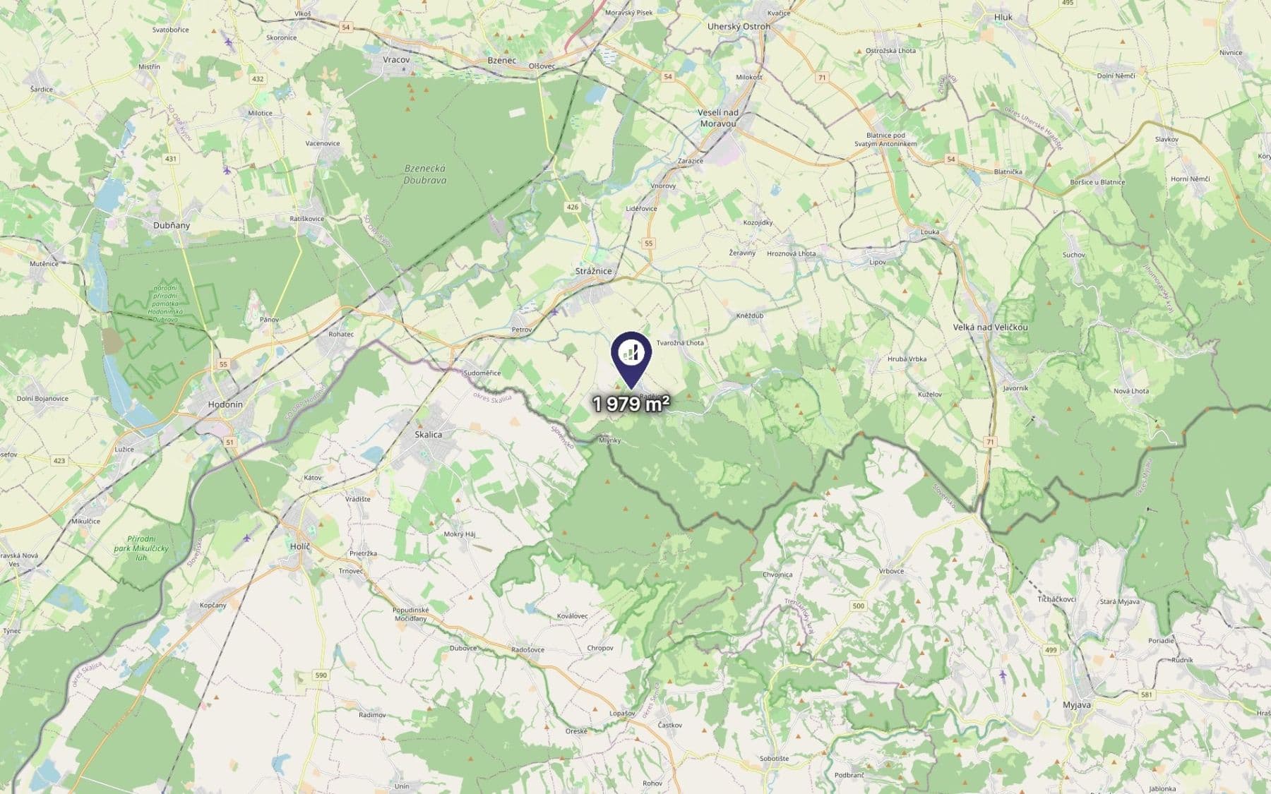 Predaj pozemku 1.979 m², Radějov, Jihomoravský kraj Predaj pozemku 1.979 m², Radějov, Jihomoravský kraj