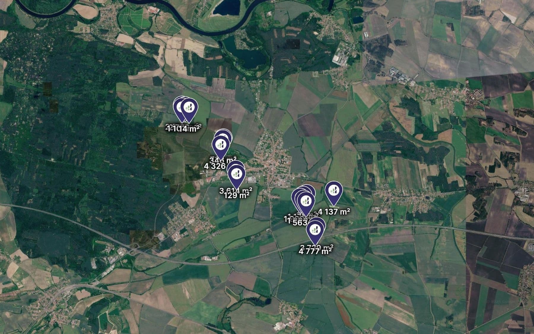 Predaj pozemku 33.928 m², Sadská, Středočeský kraj Predaj pozemku 33.928 m², Sadská, Středočeský kraj