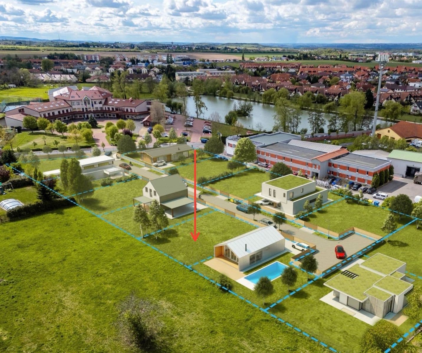 Predaj pozemku 506 m², K Rybníku, Jesenice, Středočeský kraj Predaj pozemku 506 m², K Rybníku, Jesenice, Středočeský kraj