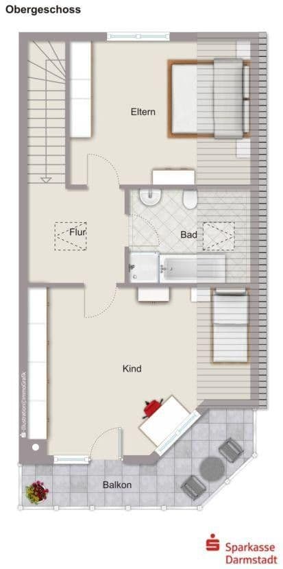 Predaj domu 128 m², pozemok 288 m², Bensheim, Hesensko Predaj domu 128 m², pozemok 288 m², Bensheim, Hesensko