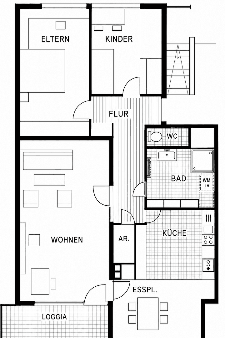 Prenájom bytu 3-izbový 83 m², Neuhausen auf den Fildern, Bádensko-Wurttembersko Prenájom bytu 3-izbový 83 m², Neuhausen auf den Fildern, Bádensko-Wurttembersko