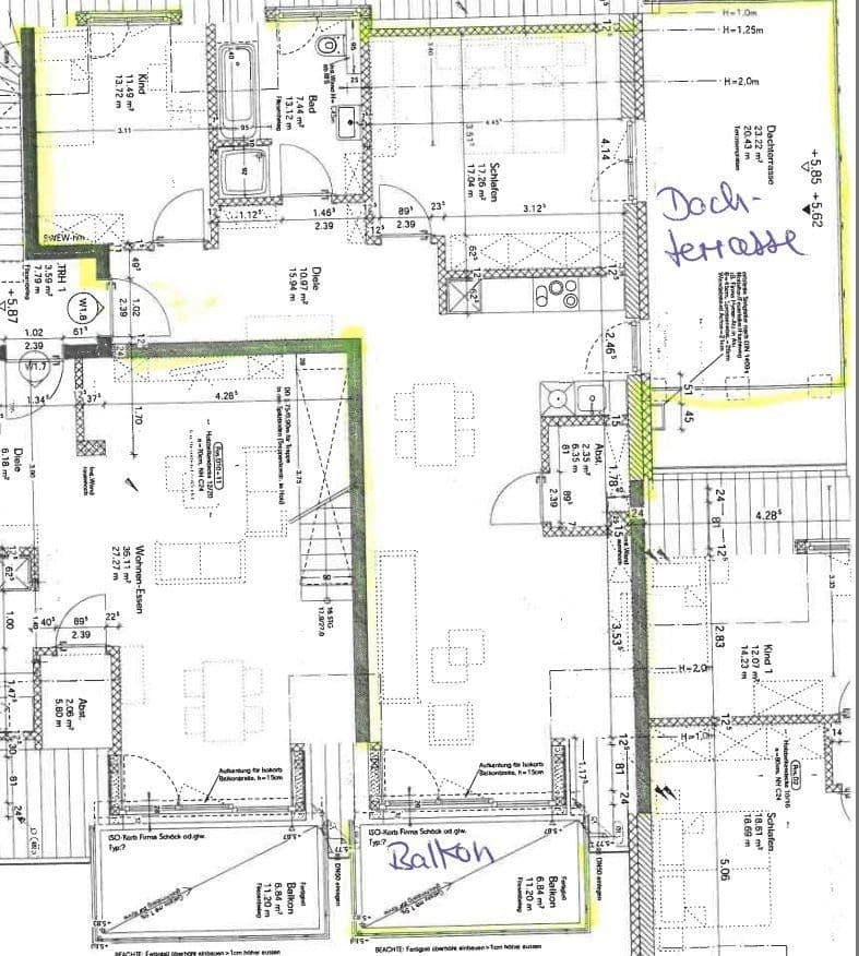 Prenájom bytu 3-izbový 89 m², Seestraße 20 B, Bad Kissingen, Bavorsko Prenájom bytu 3-izbový 89 m², Seestraße 20 B, Bad Kissingen, Bavorsko
