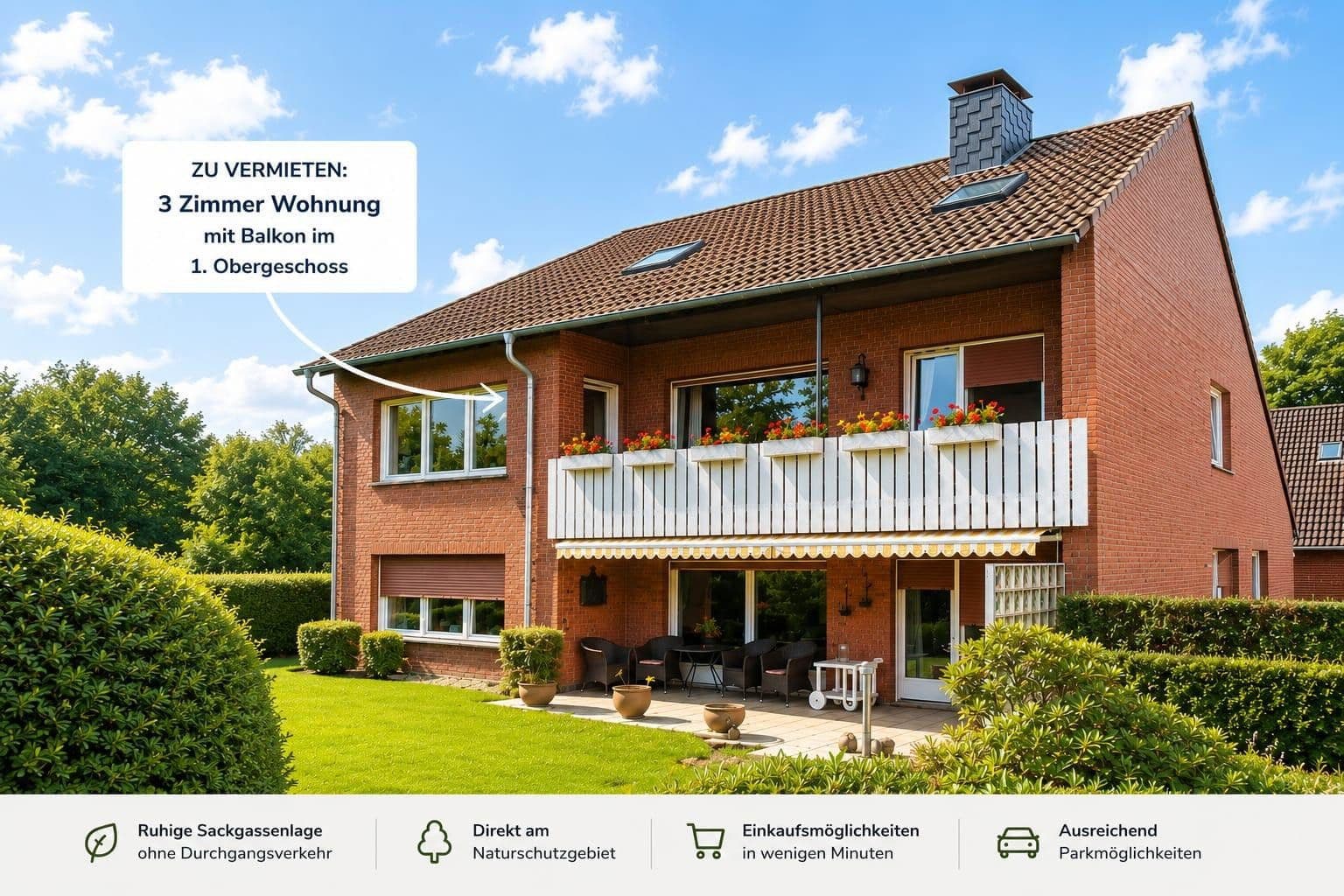 Prenájom bytu 3-izbový 127 m², Jägerstr. 161, Oberhausen, Severné Porýnie - Westfálsko Prenájom bytu 3-izbový 127 m², Jägerstr. 161, Oberhausen, Severné Porýnie - Westfálsko