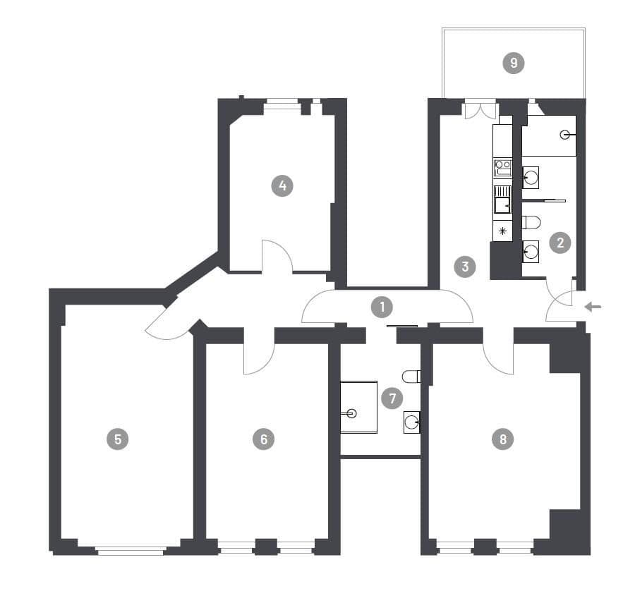 Predaj bytu 4-izbový 140 m², Rönnestraße 4, Berlin, Berlín Predaj bytu 4-izbový 140 m², Rönnestraße 4, Berlin, Berlín