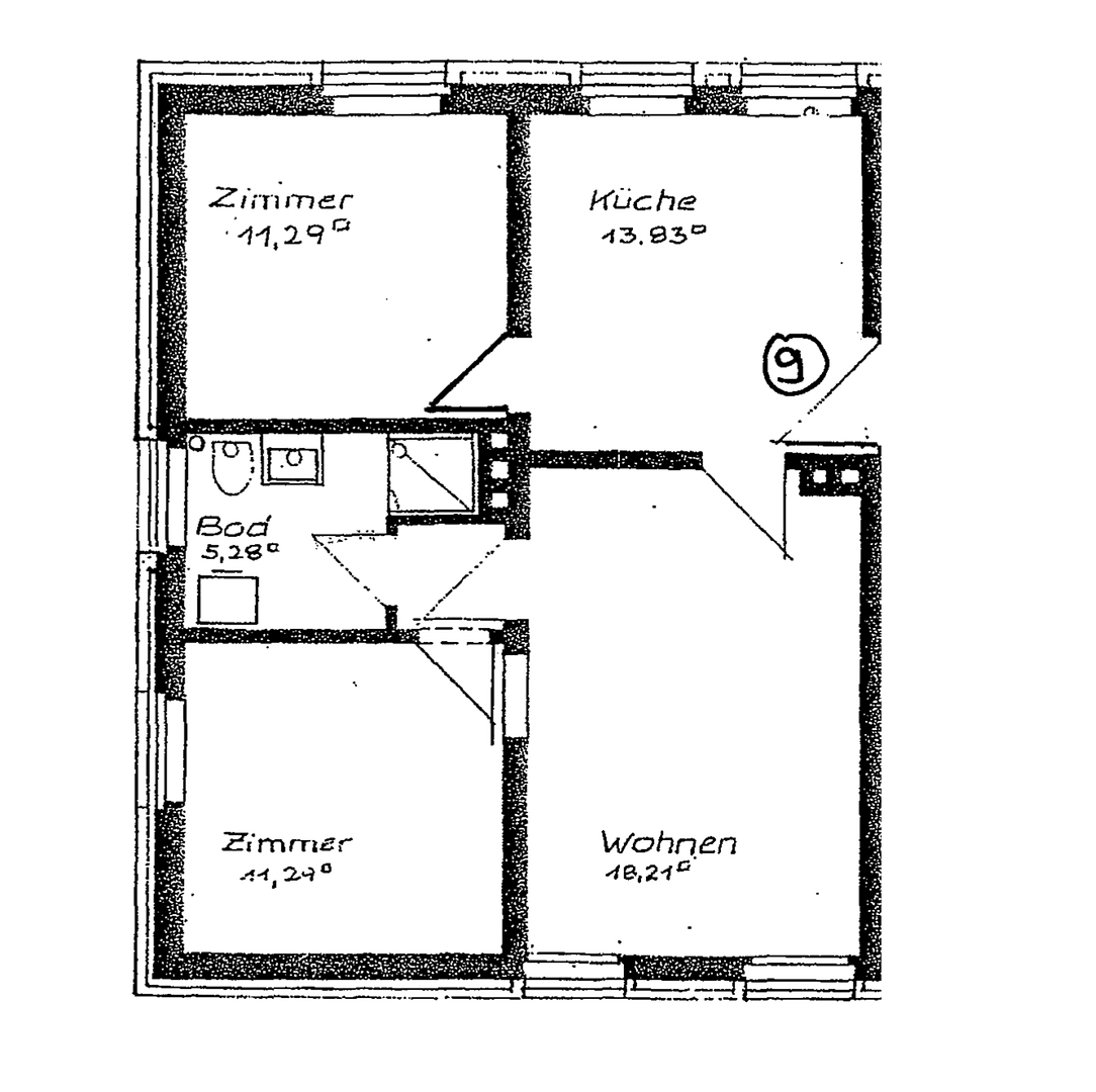 Prenájom bytu 3-izbový 61 m², Lemgo, Severné Porýnie - Westfálsko Prenájom bytu 3-izbový 61 m², Lemgo, Severné Porýnie - Westfálsko