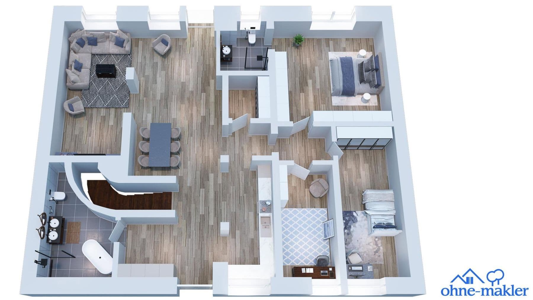 Predaj bytu 4-izbový 155 m², Albbruck, Bádensko-Wurttembersko Predaj bytu 4-izbový 155 m², Albbruck, Bádensko-Wurttembersko