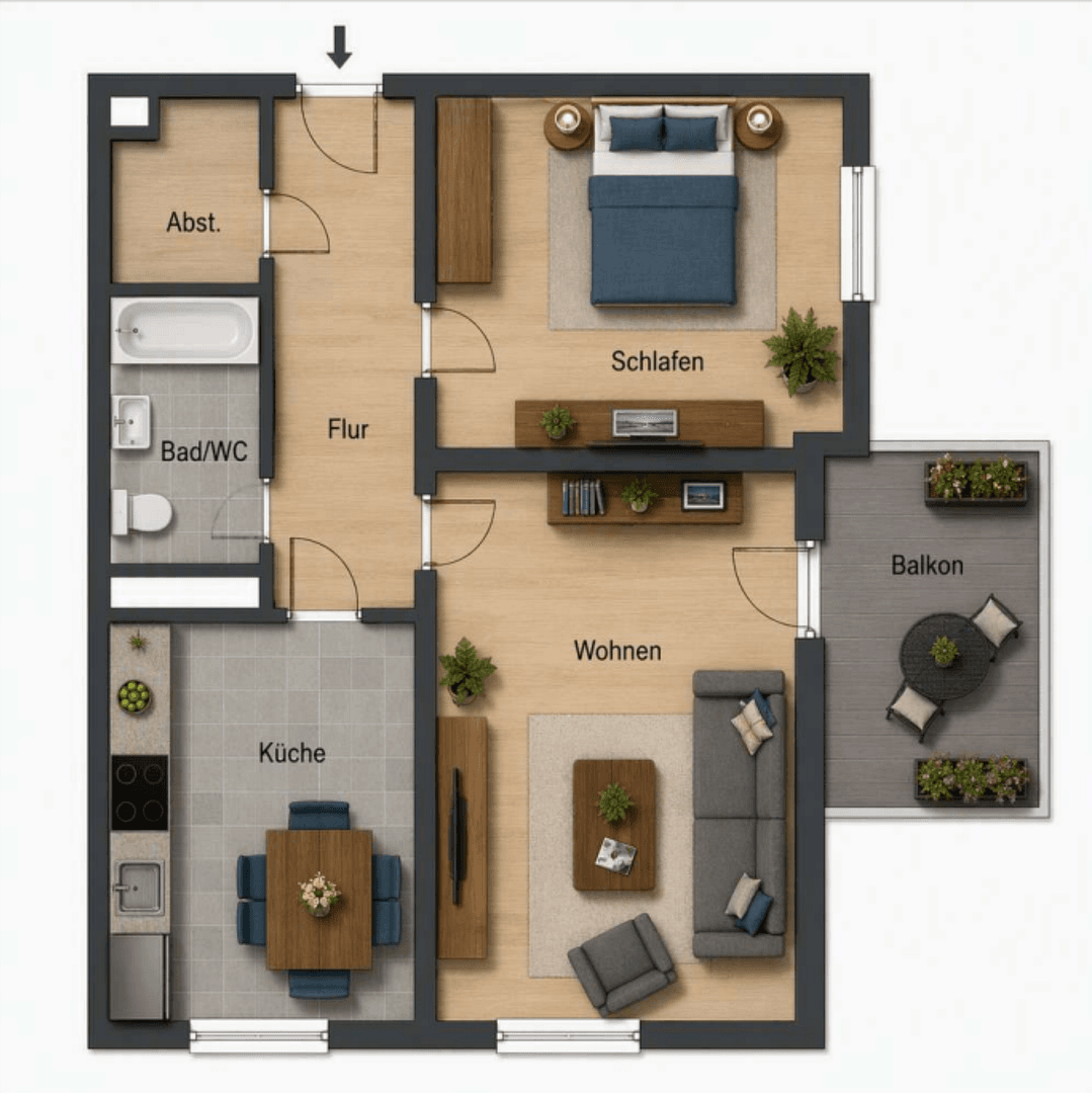 Prenájom bytu 2-izbový 68 m², Krokodilweg 40, Stuttgart, Bádensko-Wurttembersko Prenájom bytu 2-izbový 68 m², Krokodilweg 40, Stuttgart, Bádensko-Wurttembersko