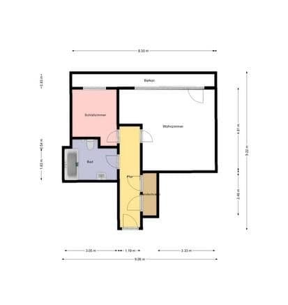 Prenájom bytu 1-izbový 46 m², Walddörferstrasse 376, Hamburg, Hamburg Prenájom bytu 1-izbový 46 m², Walddörferstrasse 376, Hamburg, Hamburg