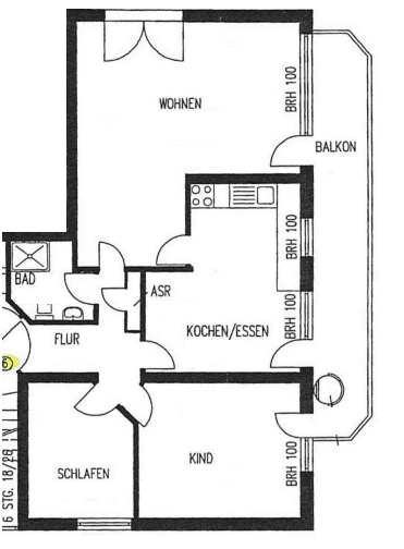 Prenájom bytu 3-izbový 88 m², Opladener Straße 102, Leverkusen, Severné Porýnie - Westfálsko Prenájom bytu 3-izbový 88 m², Opladener Straße 102, Leverkusen, Severné Porýnie - Westfálsko