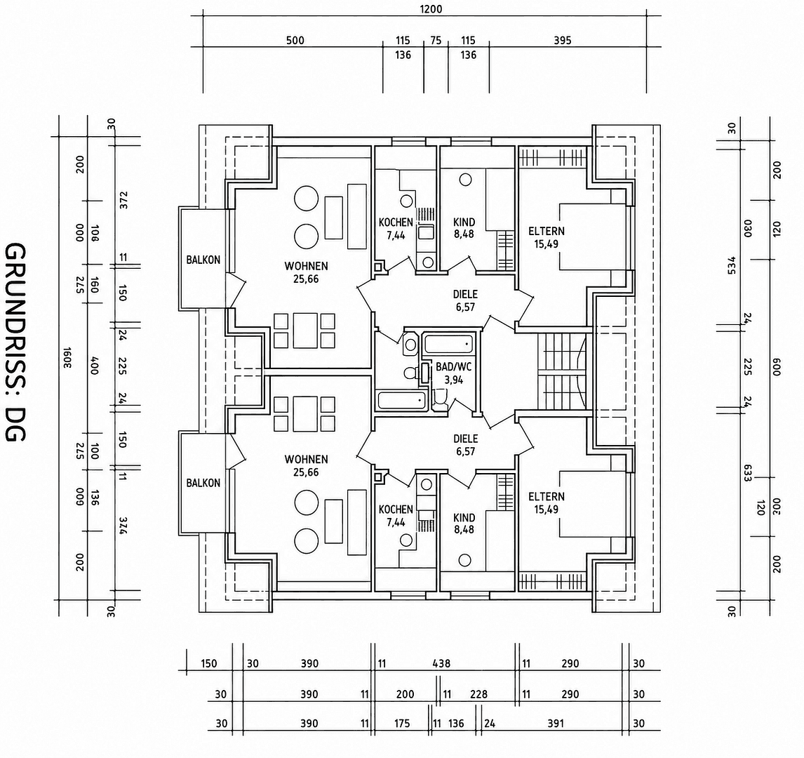 Prenájom bytu 2-izbový 68 m², Trier, Porýnie-Falcko Prenájom bytu 2-izbový 68 m², Trier, Porýnie-Falcko