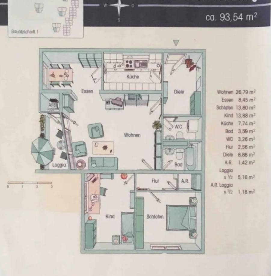 Predaj bytu 3-izbový 94 m², Max-Planck-Str. 8, Mörfelden-Walldorf, Hesensko Predaj bytu 3-izbový 94 m², Max-Planck-Str. 8, Mörfelden-Walldorf, Hesensko