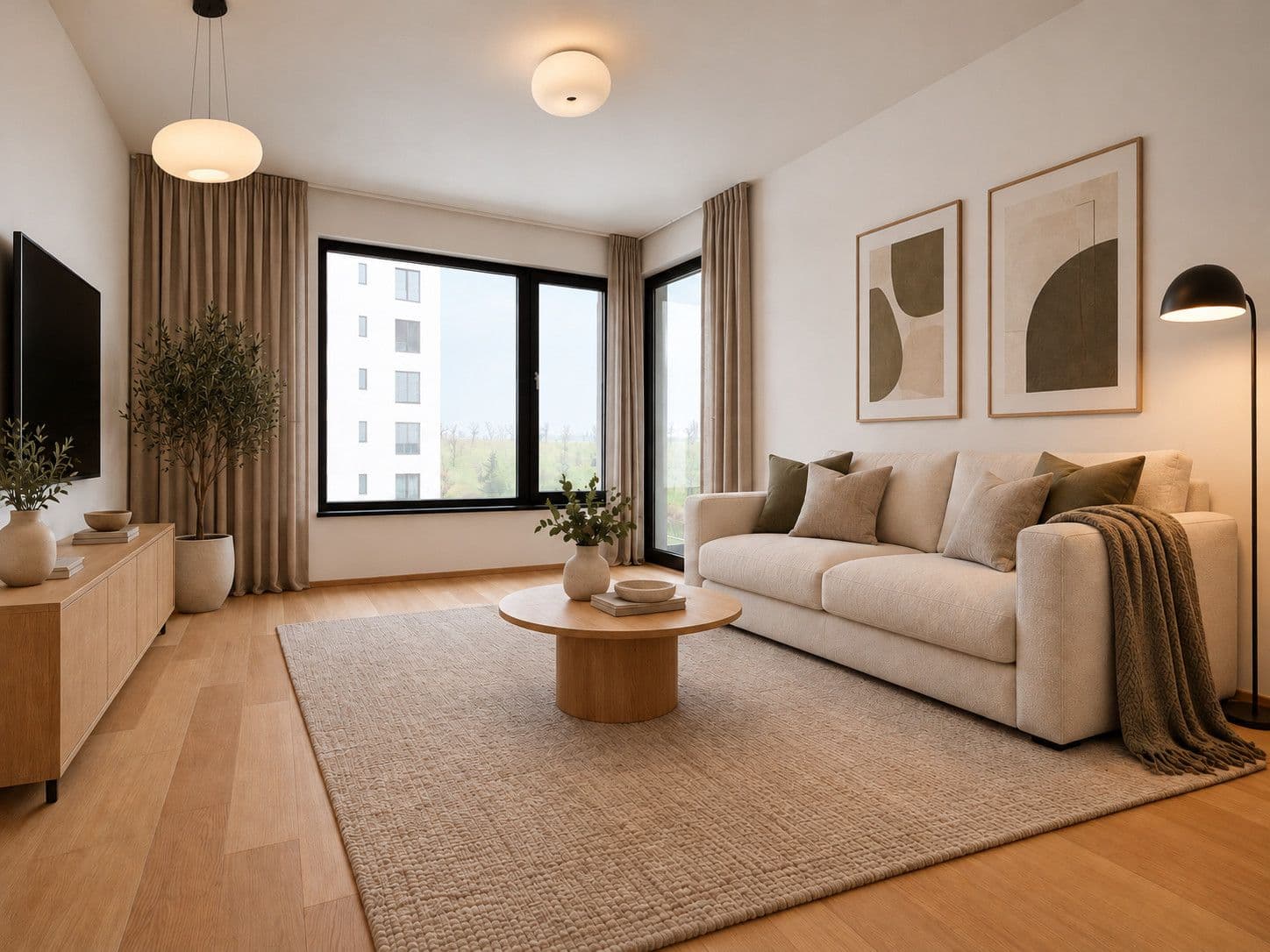 Prenájom bytu 2-izbový 55 m², V Třešňovce, Praha, Praha Prenájom bytu 2-izbový 55 m², V Třešňovce, Praha, Praha