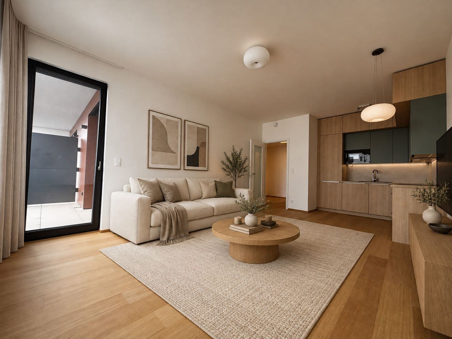 Prenájom bytu 2-izbový 55 m², V Třešňovce, Praha, Praha Prenájom bytu 2-izbový 55 m², V Třešňovce, Praha, Praha