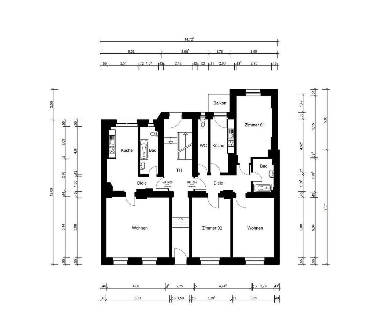 Predaj bytu 1-izbový 50 m², Schreyerstraße 16, Nürnberg, Bavorsko Predaj bytu 1-izbový 50 m², Schreyerstraße 16, Nürnberg, Bavorsko