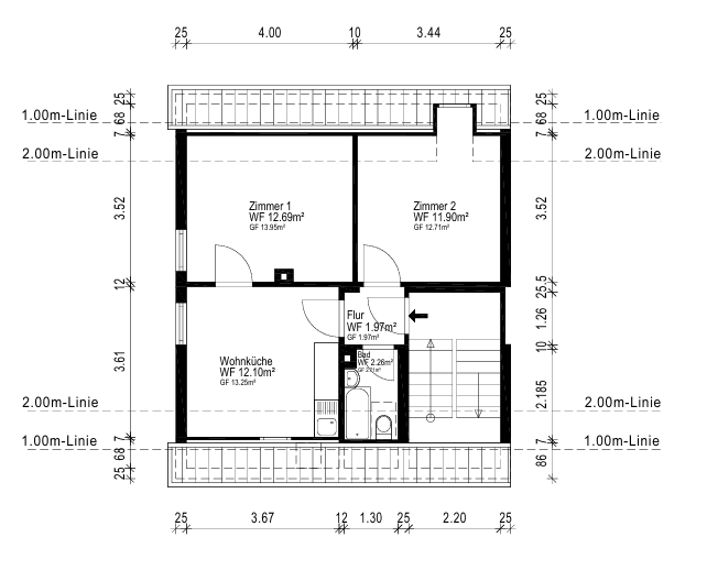 Predaj bytu 2-izbový 42 m², Weststraße, Bochum, Severné Porýnie - Westfálsko Predaj bytu 2-izbový 42 m², Weststraße, Bochum, Severné Porýnie - Westfálsko