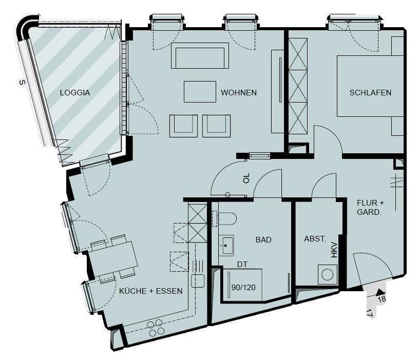 Prenájom bytu 2-izbový 81 m², Lübeck, Šlezvicko-Holštajnsko Prenájom bytu 2-izbový 81 m², Lübeck, Šlezvicko-Holštajnsko