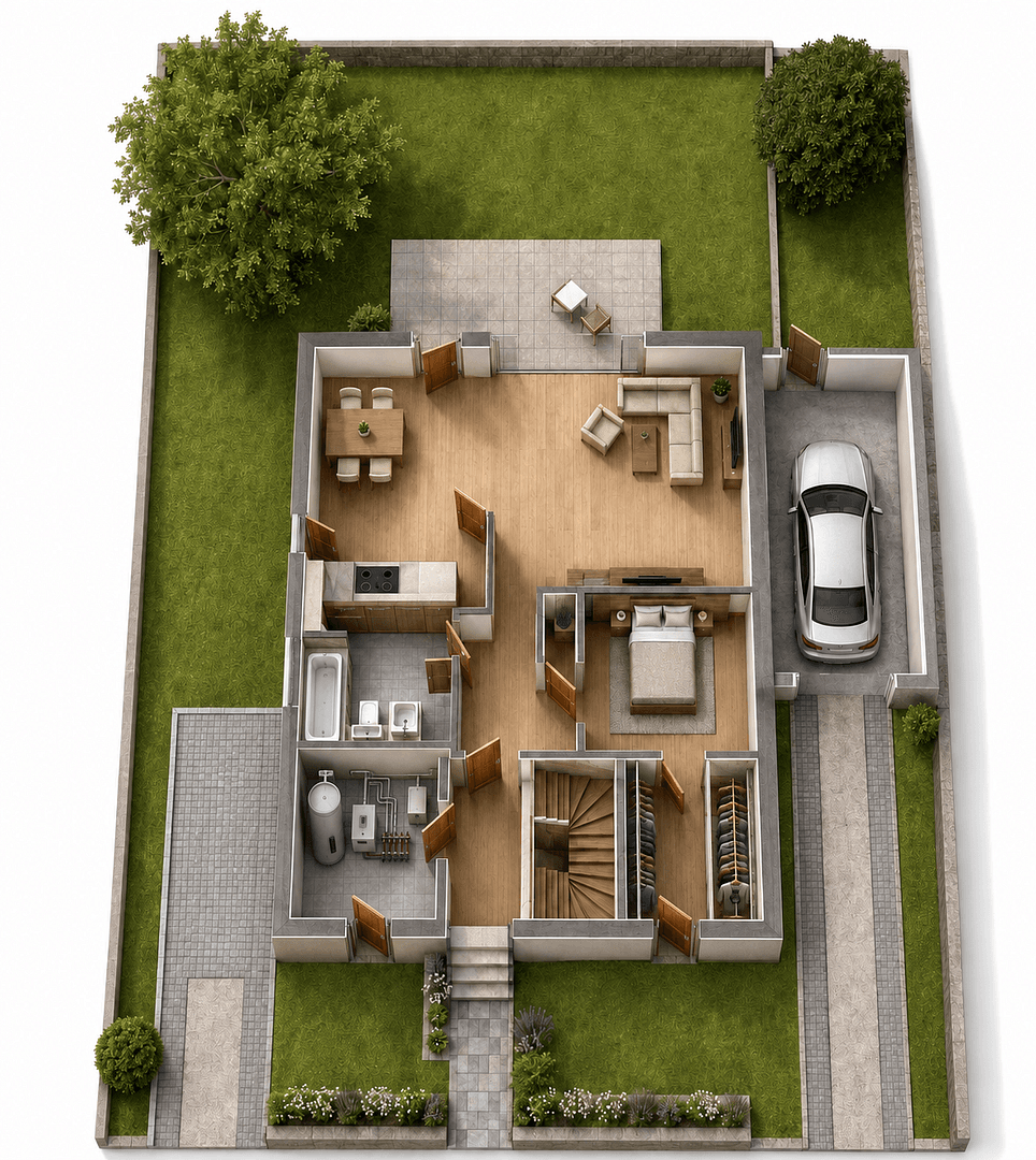 Predaj bytu 5-izbový 123 m², Klarinettenweg, Halle, Sasko-Anhaltsko Predaj bytu 5-izbový 123 m², Klarinettenweg, Halle, Sasko-Anhaltsko