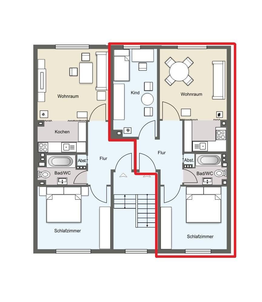 Prenájom bytu 3-izbový 55 m², Bochum, Severné Porýnie - Westfálsko Prenájom bytu 3-izbový 55 m², Bochum, Severné Porýnie - Westfálsko