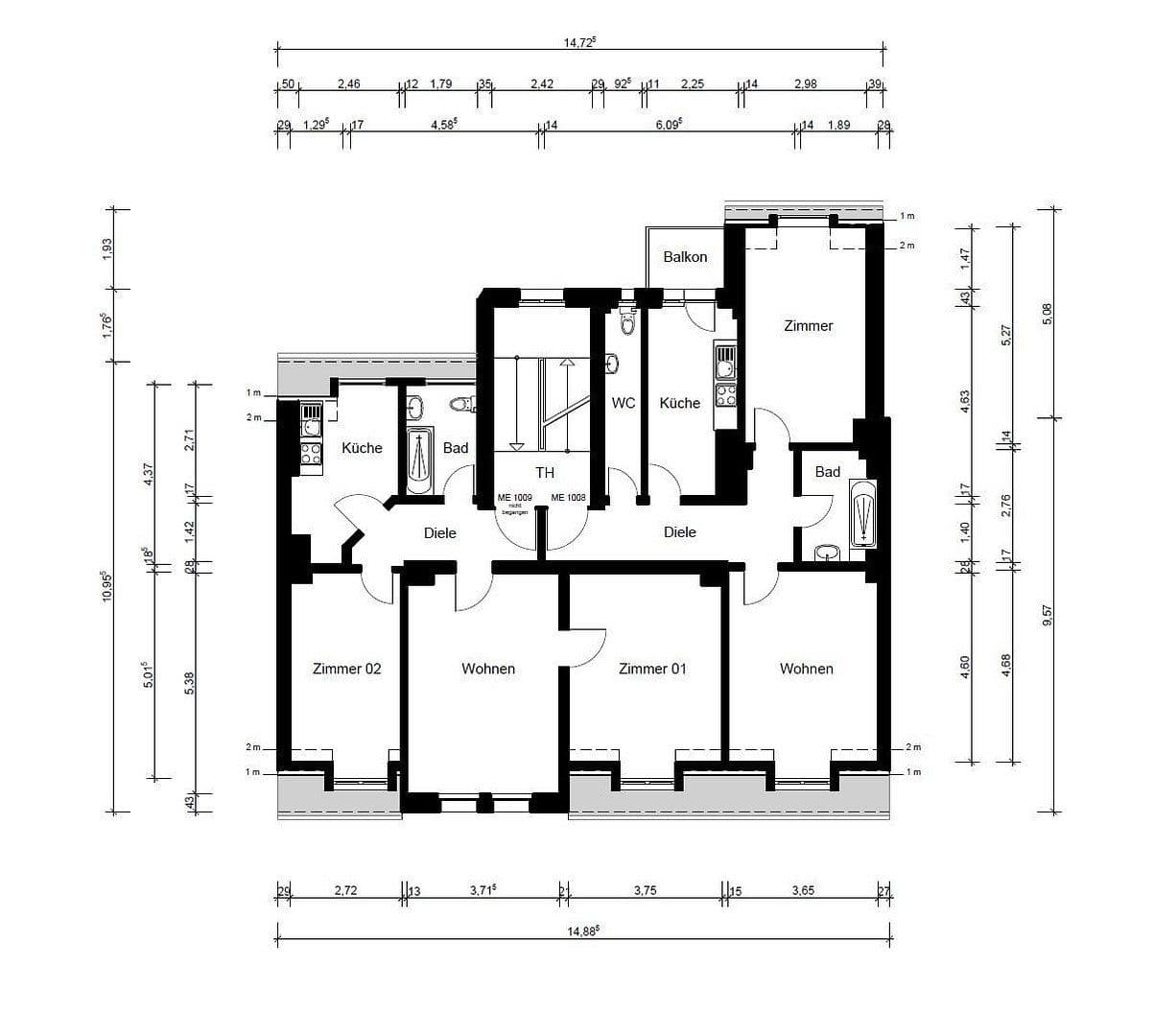 Predaj bytu 2-izbový 63 m², Schreyerstraße 16, Nürnberg, Bavorsko Predaj bytu 2-izbový 63 m², Schreyerstraße 16, Nürnberg, Bavorsko