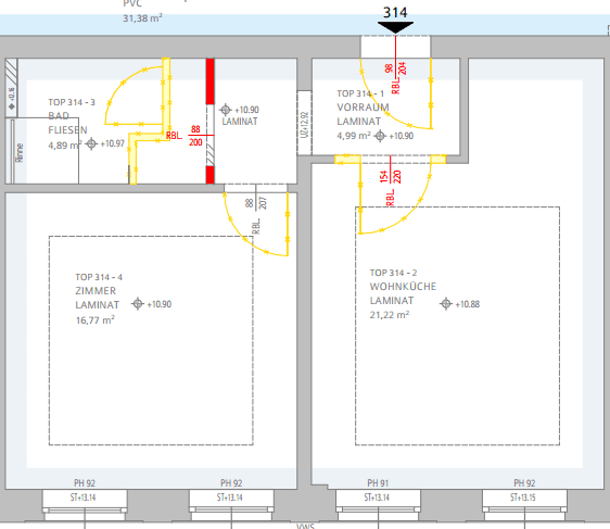 Prenájom bytu 2-izbový 48 m², Saint-Julien-Str. 3, Salzburg, Salzbursko Prenájom bytu 2-izbový 48 m², Saint-Julien-Str. 3, Salzburg, Salzbursko