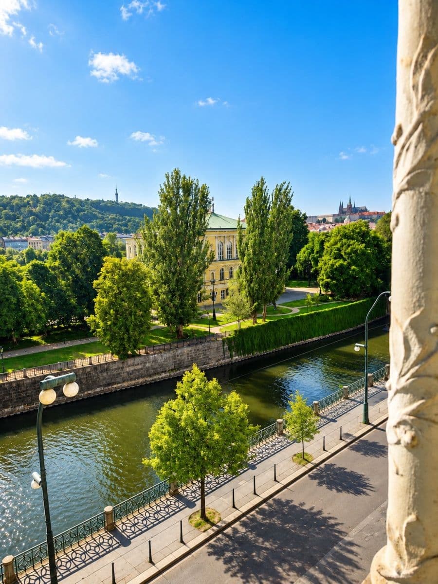 Prenájom bytu 4-izbový 100 m², Masarykovo nábřeží, Praha, Praha Prenájom bytu 4-izbový 100 m², Masarykovo nábřeží, Praha, Praha