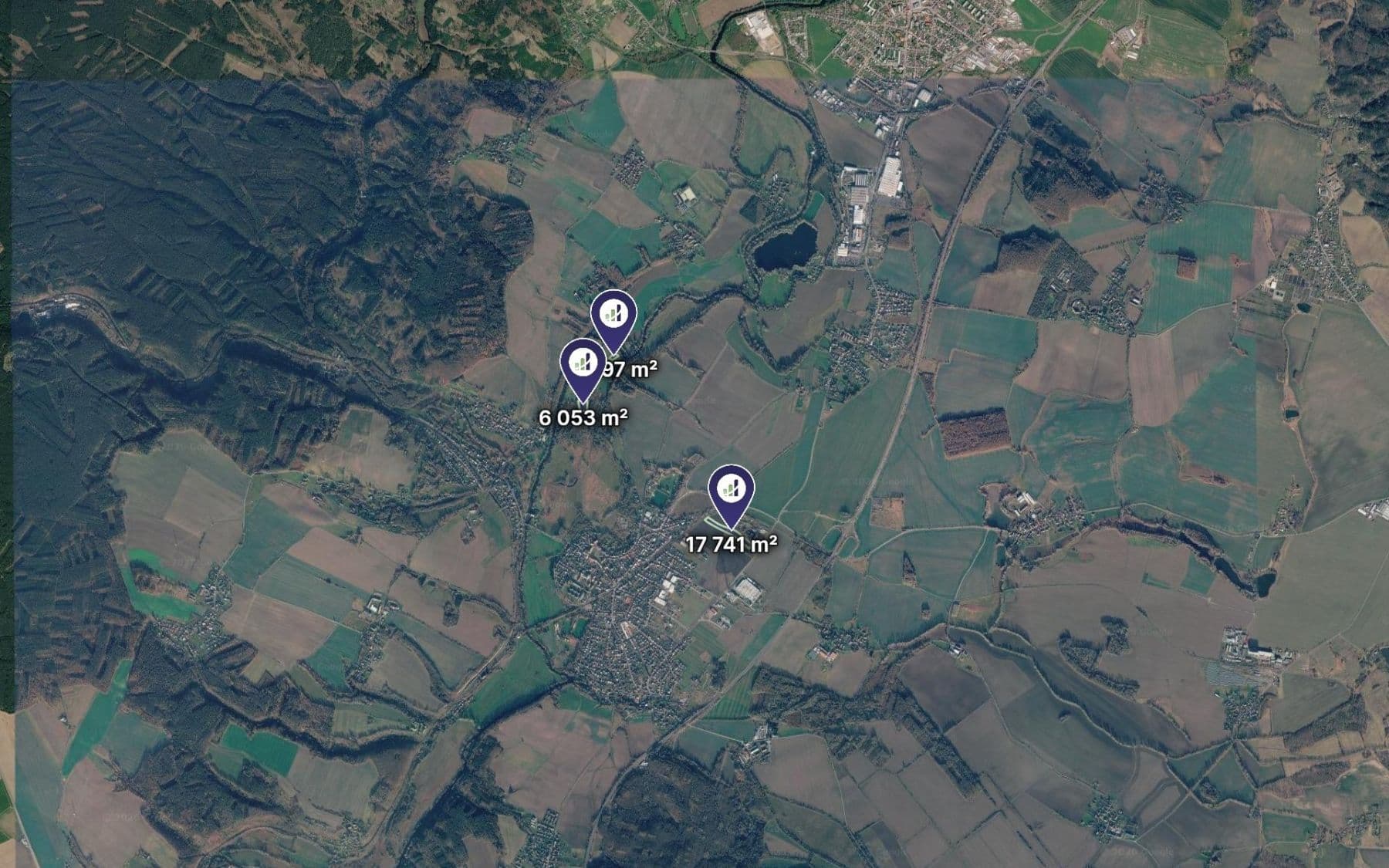 Predaj pozemku 6.473 m², Bakov nad Jizerou, Středočeský kraj Predaj pozemku 6.473 m², Bakov nad Jizerou, Středočeský kraj