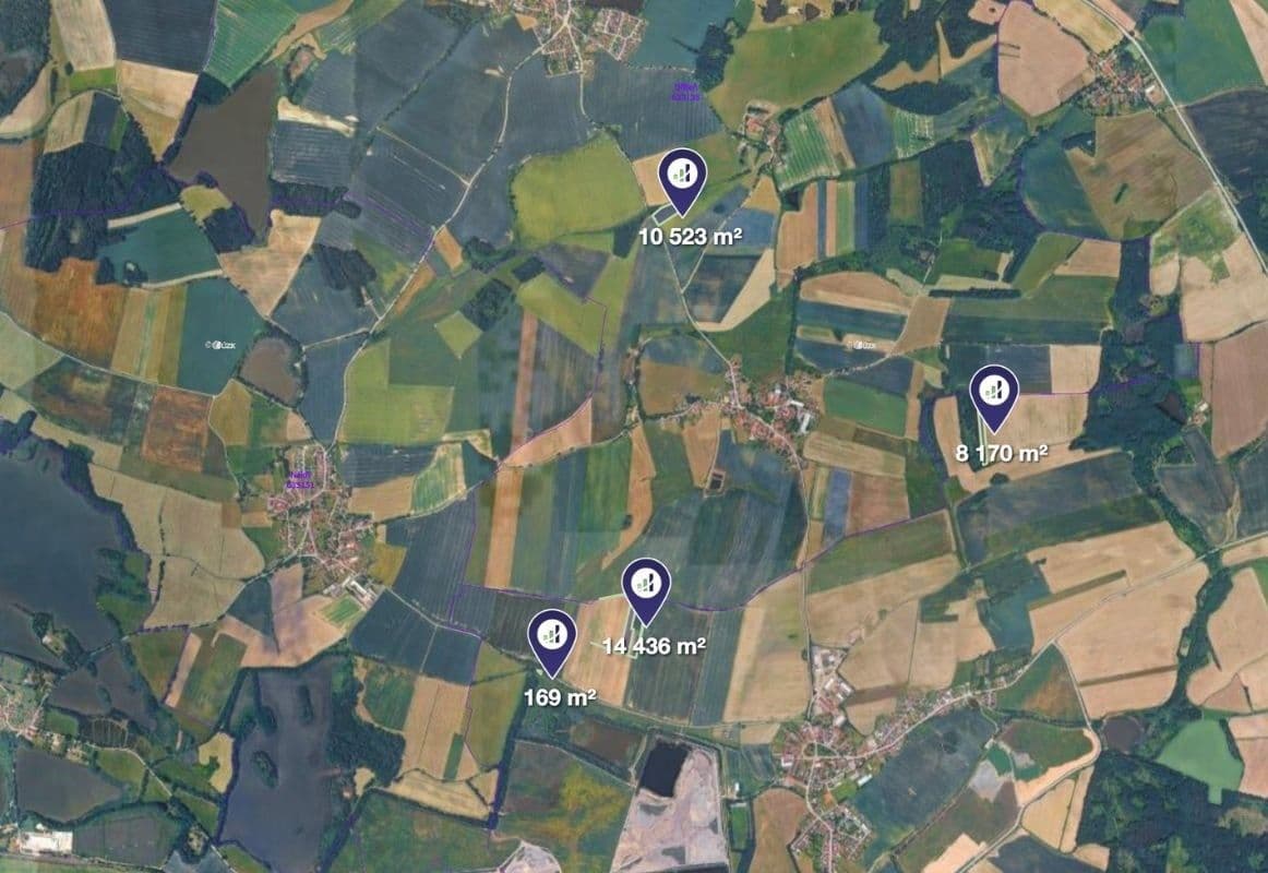 Predaj pozemku 14.621 m², Dříteň, Jihočeský kraj Predaj pozemku 14.621 m², Dříteň, Jihočeský kraj