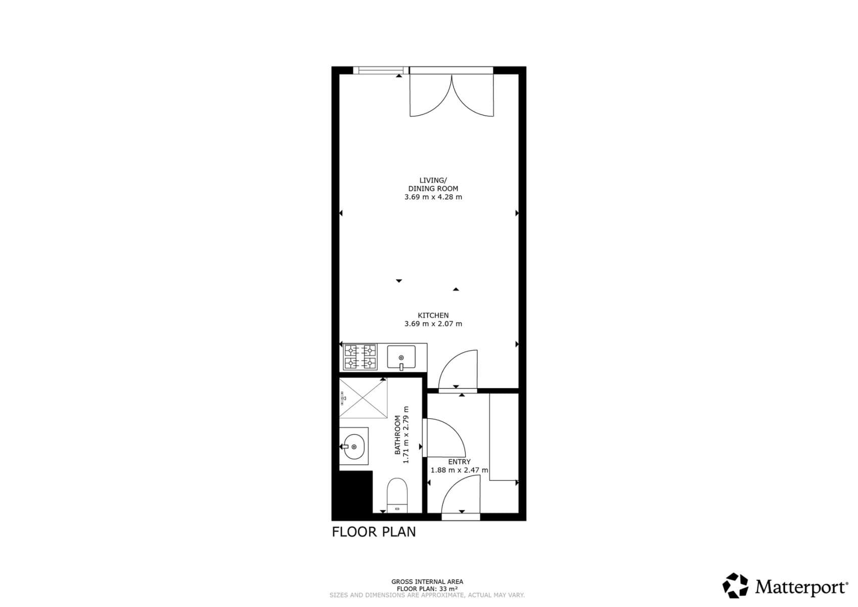 Prenájom bytu 1-izbový 33 m², Výstavní, Praha, Praha Prenájom bytu 1-izbový 33 m², Výstavní, Praha, Praha