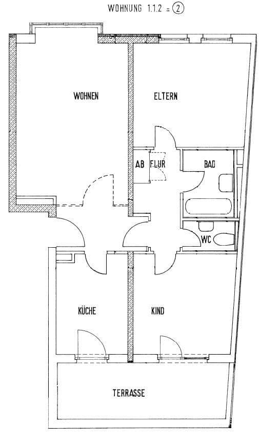 Prenájom bytu 3-izbový 74 m², Ratingen, Severné Porýnie - Westfálsko Prenájom bytu 3-izbový 74 m², Ratingen, Severné Porýnie - Westfálsko