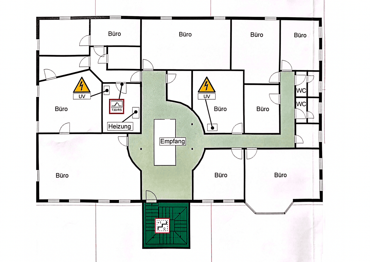 Prenájom kancelárie 360 m², Auer Straße 11, Stollberg/Erzgebirge, Sasko Prenájom kancelárie 360 m², Auer Straße 11, Stollberg/Erzgebirge, Sasko
