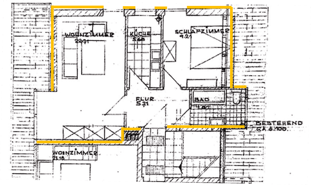Prenájom bytu 2-izbový 47 m², Hubertusstraße 2, Stein, Bavorsko Prenájom bytu 2-izbový 47 m², Hubertusstraße 2, Stein, Bavorsko