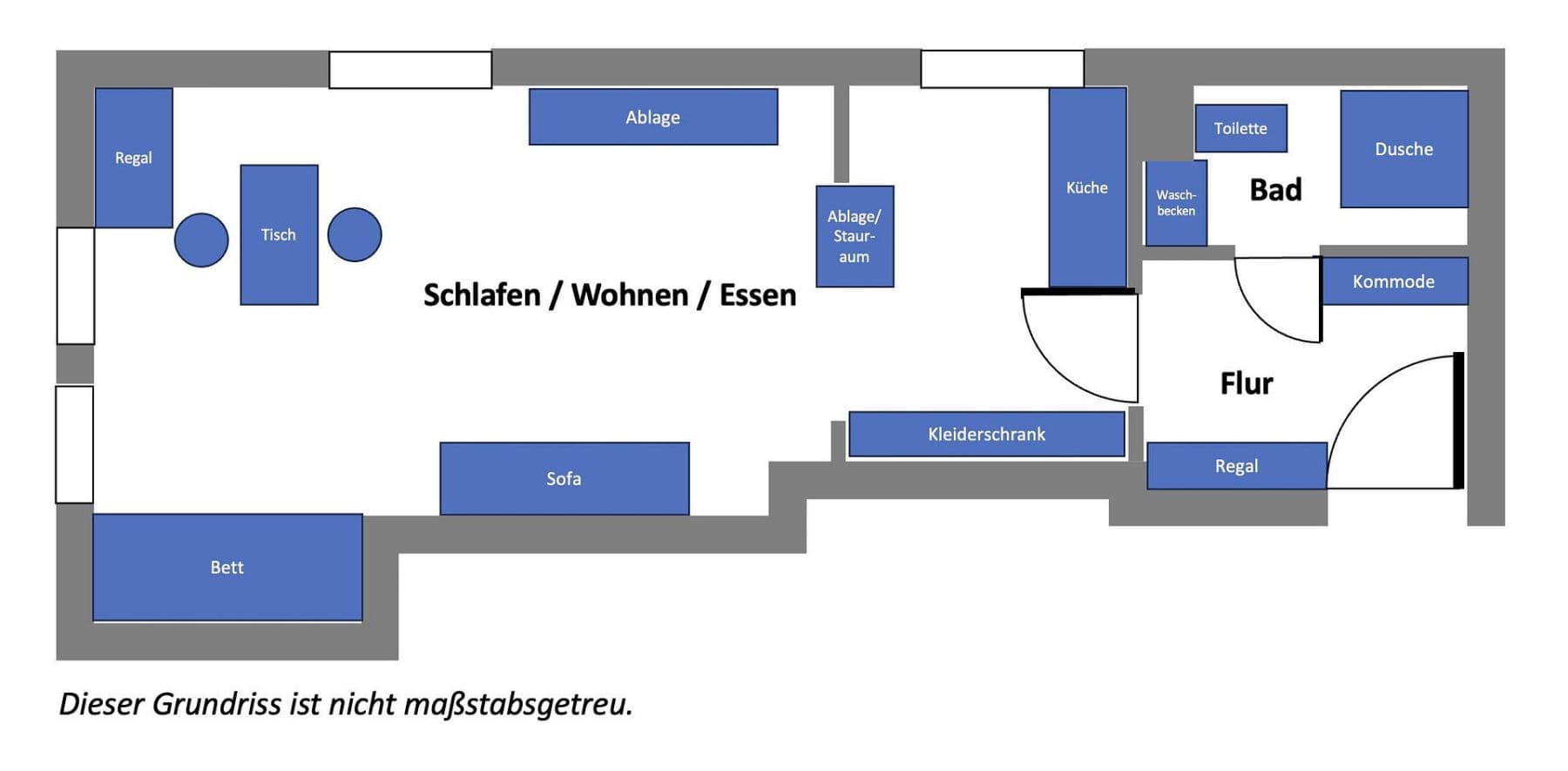 Prenájom bytu 1-izbový 31 m², Nürnberg, Bavorsko Prenájom bytu 1-izbový 31 m², Nürnberg, Bavorsko