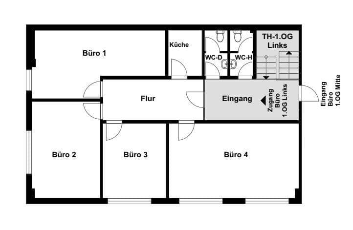 Prenájom kancelárie 1.000 m², Emscherstr. 14, Gelsenkirchen, Severné Porýnie - Westfálsko Prenájom kancelárie 1.000 m², Emscherstr. 14, Gelsenkirchen, Severné Porýnie - Westfálsko