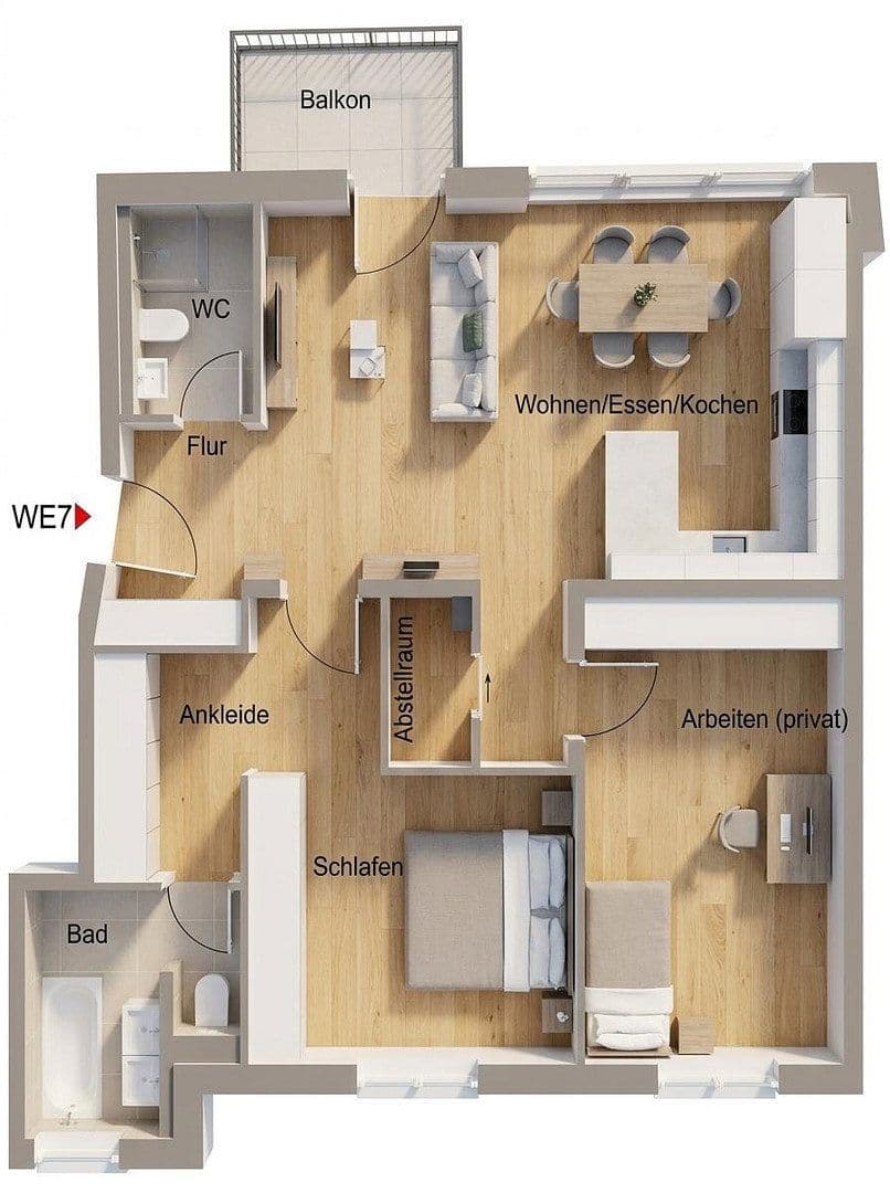 Prenájom bytu 3-izbový 87 m², Lerchenfeldstraße 28, München-Altstadt-Lehel, Bavorsko Prenájom bytu 3-izbový 87 m², Lerchenfeldstraße 28, München-Altstadt-Lehel, Bavorsko