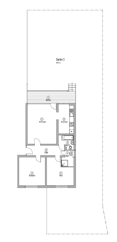 Prenájom bytu 3-izbový 90 m², Arnold-Schönberg-Str. 5, Düsseldorf, Severné Porýnie - Westfálsko Prenájom bytu 3-izbový 90 m², Arnold-Schönberg-Str. 5, Düsseldorf, Severné Porýnie - Westfálsko