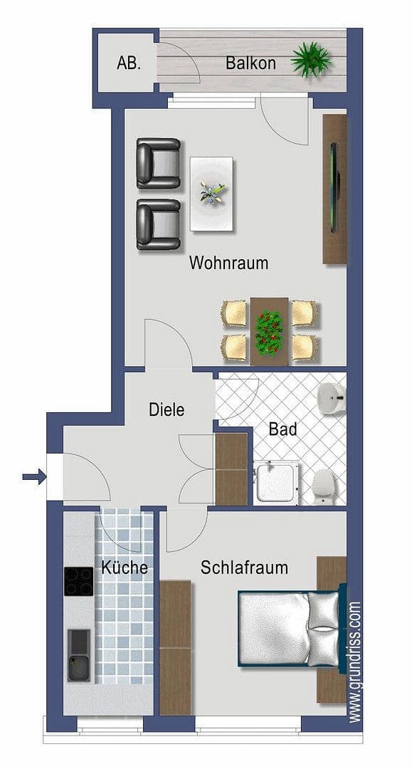 Prenájom bytu 2-izbový 55 m², Düsseldorf, Severné Porýnie - Westfálsko Prenájom bytu 2-izbový 55 m², Düsseldorf, Severné Porýnie - Westfálsko