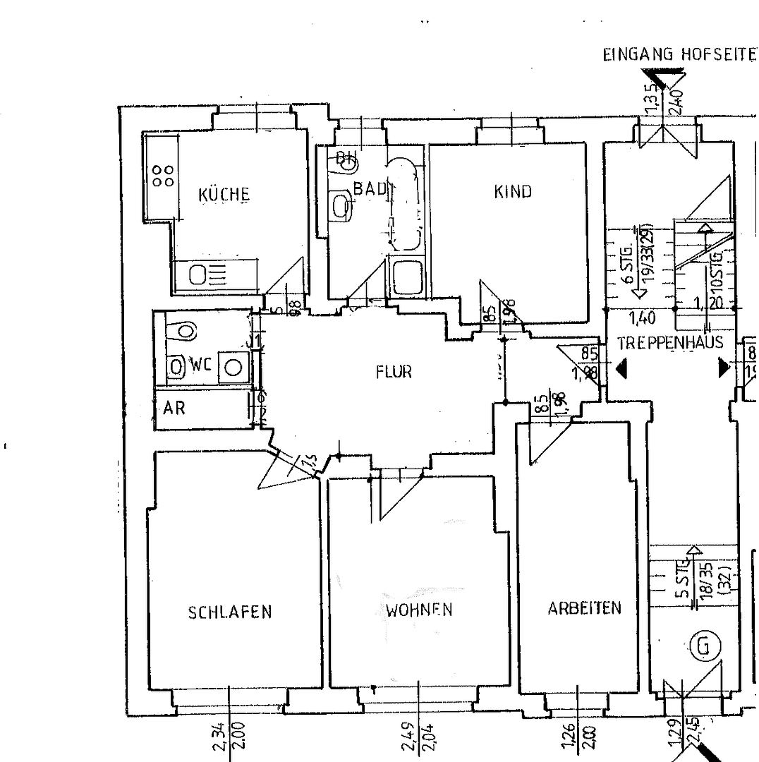 Prenájom bytu 4-izbový 105 m², Lessingstraße 57, Magdeburg, Sasko-Anhaltsko Prenájom bytu 4-izbový 105 m², Lessingstraße 57, Magdeburg, Sasko-Anhaltsko