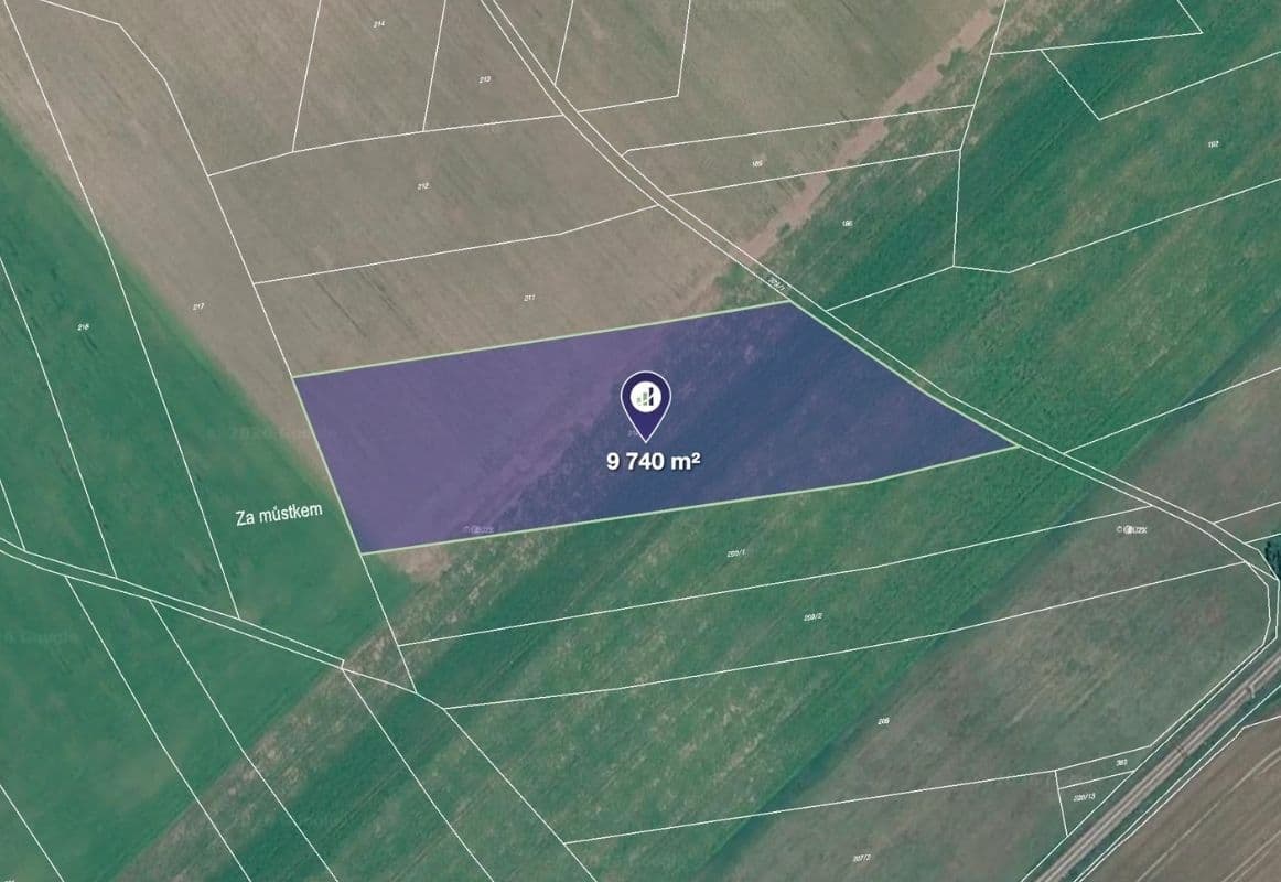 Predaj pozemku 6.912 m², Zvěřínek, Středočeský kraj Predaj pozemku 6.912 m², Zvěřínek, Středočeský kraj