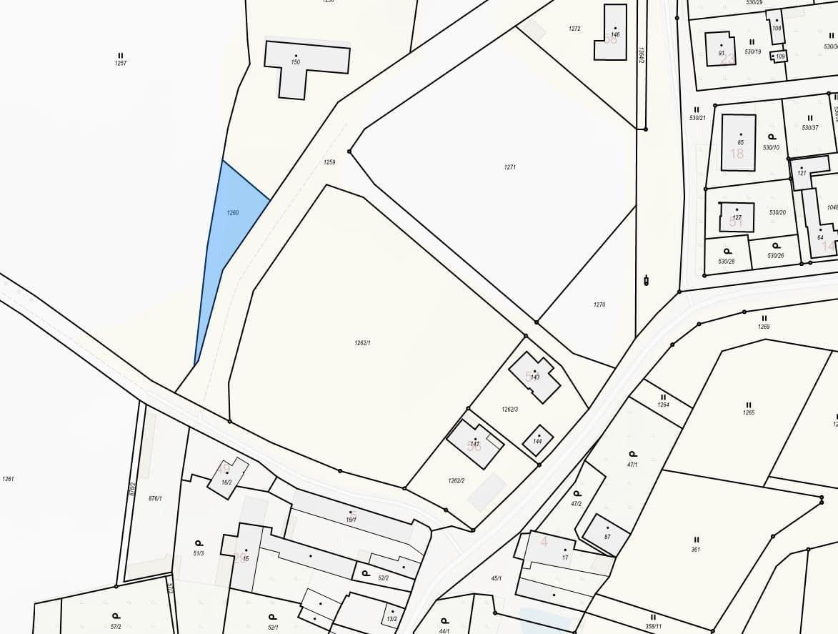 Predaj pozemku 572 m², Kadov, Jihočeský kraj Predaj pozemku 572 m², Kadov, Jihočeský kraj