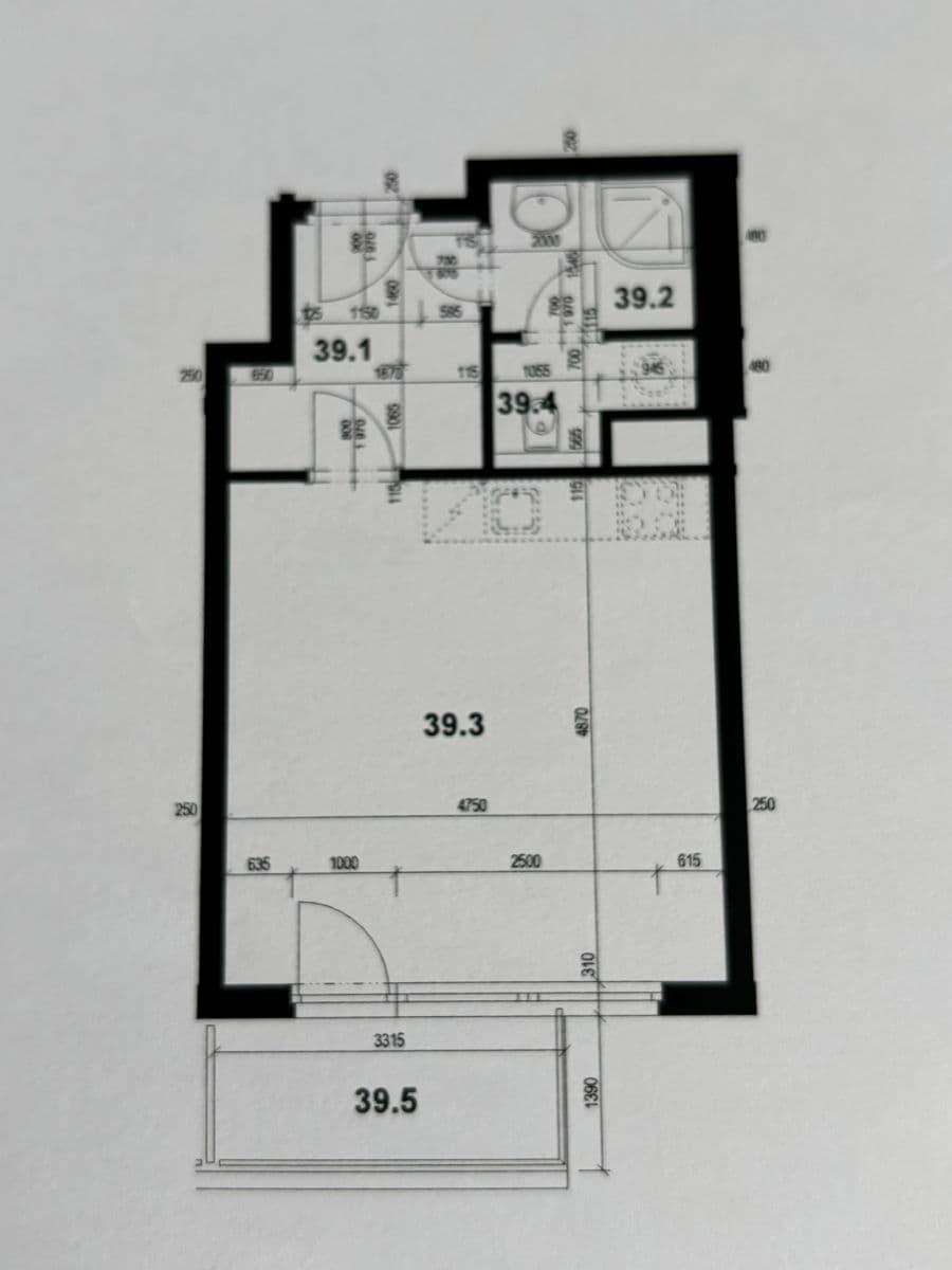 Prenájom bytu 1-izbový 35 m², Modenská, Praha, Praha Prenájom bytu 1-izbový 35 m², Modenská, Praha, Praha