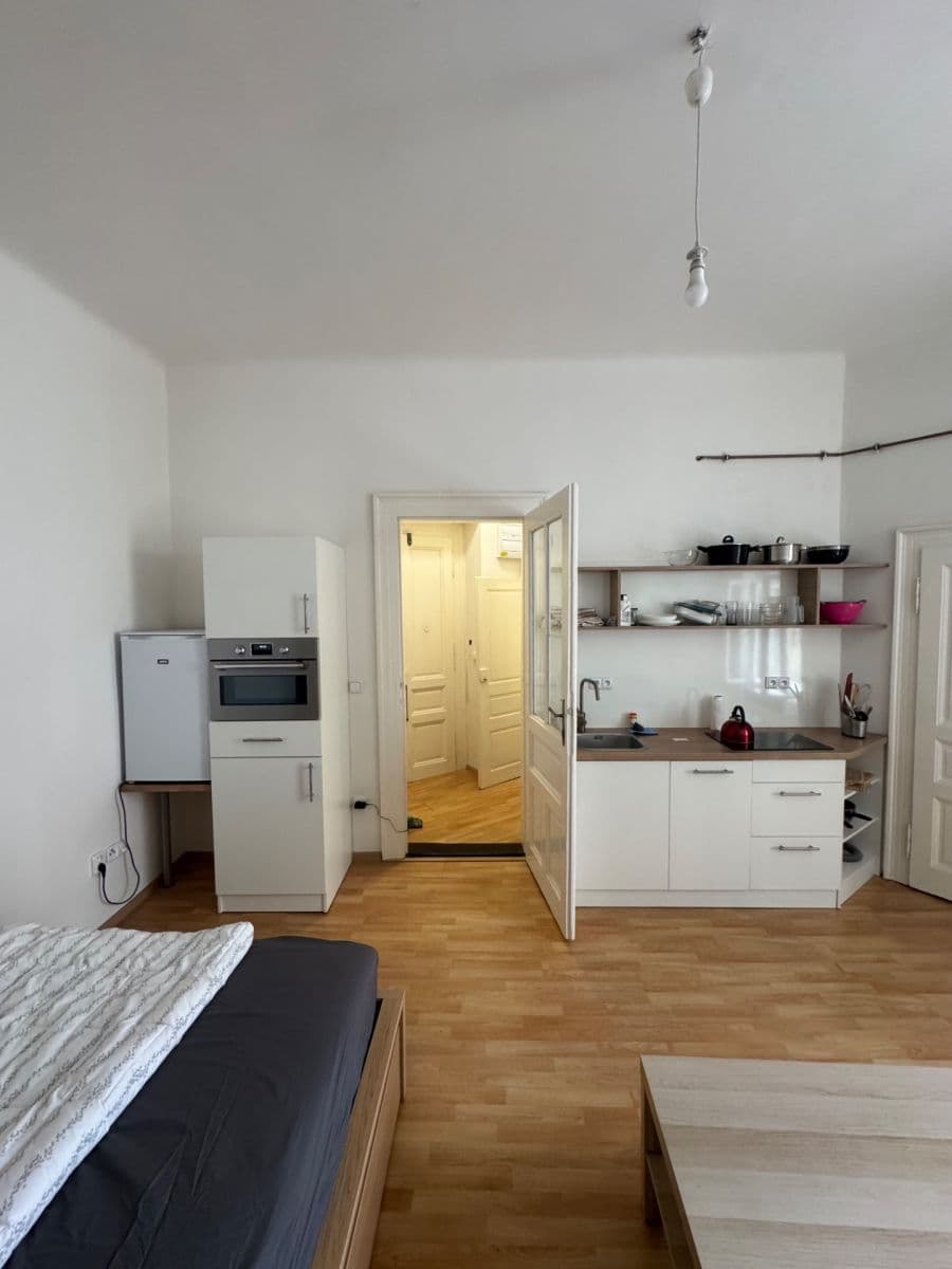 Prenájom bytu 1-izbový 26 m², Bulharská, Praha, Praha Prenájom bytu 1-izbový 26 m², Bulharská, Praha, Praha