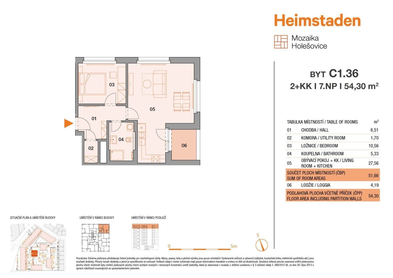 Prenájom bytu 2-izbový 53 m², U Pergamenky, Praha, Praha Prenájom bytu 2-izbový 53 m², U Pergamenky, Praha, Praha