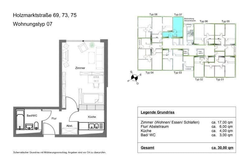 Predaj bytu 1-izbový 30 m², Holzmarktstrasse 73, Berlin, Berlín Predaj bytu 1-izbový 30 m², Holzmarktstrasse 73, Berlin, Berlín