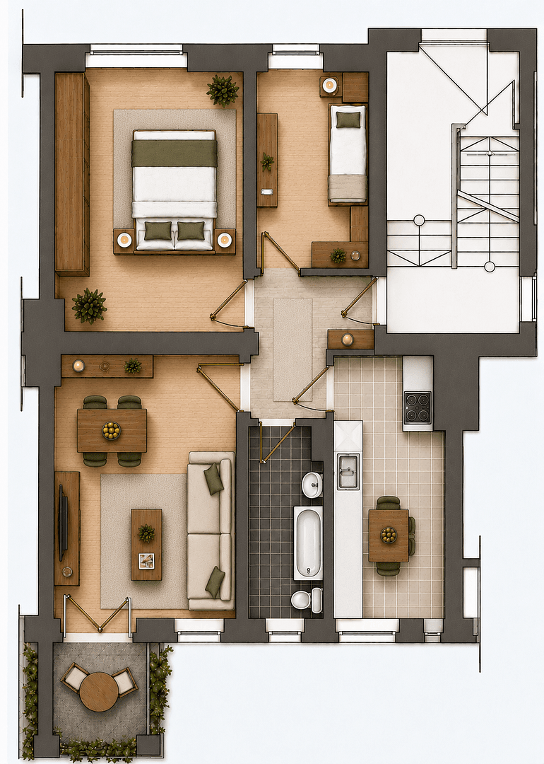 Predaj bytu 3-izbový 65 m², Dunckerstrasse 48a, Berlin, Berlín Predaj bytu 3-izbový 65 m², Dunckerstrasse 48a, Berlin, Berlín