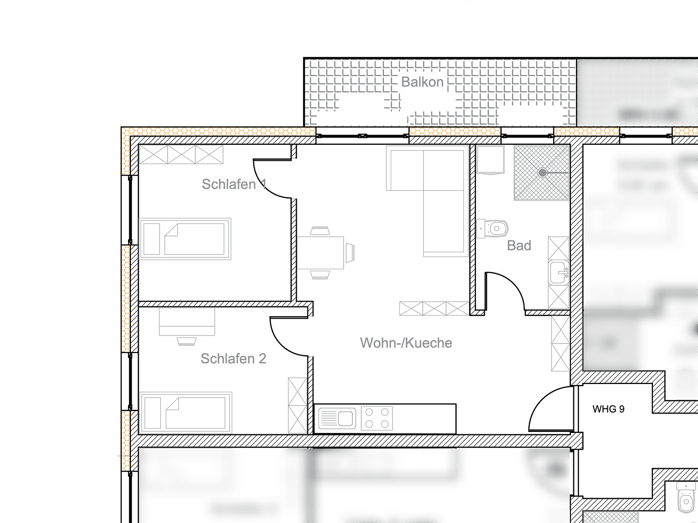 Prenájom bytu 3-izbový 61 m², Diepenau, Dolné Sasko Prenájom bytu 3-izbový 61 m², Diepenau, Dolné Sasko