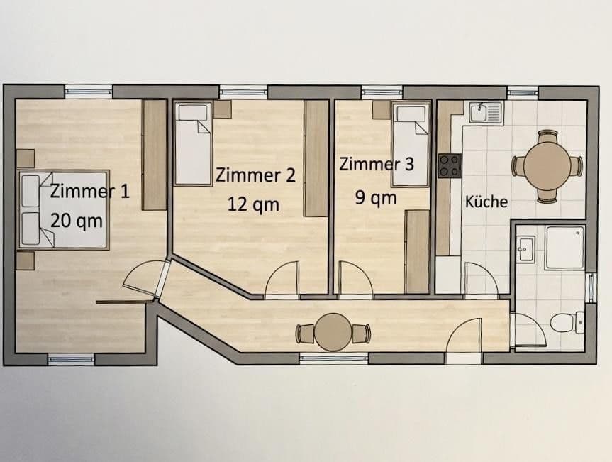 Prenájom bytu 20 m², Uhlandstraße 9/1, Heilbronn, Bádensko-Wurttembersko Prenájom bytu 20 m², Uhlandstraße 9/1, Heilbronn, Bádensko-Wurttembersko