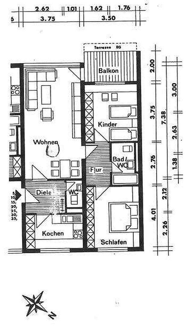 Prenájom bytu 3-izbový 81 m², Max-Beckmann-Straße 35, Karlsruhe, Bádensko-Wurttembersko Prenájom bytu 3-izbový 81 m², Max-Beckmann-Straße 35, Karlsruhe, Bádensko-Wurttembersko