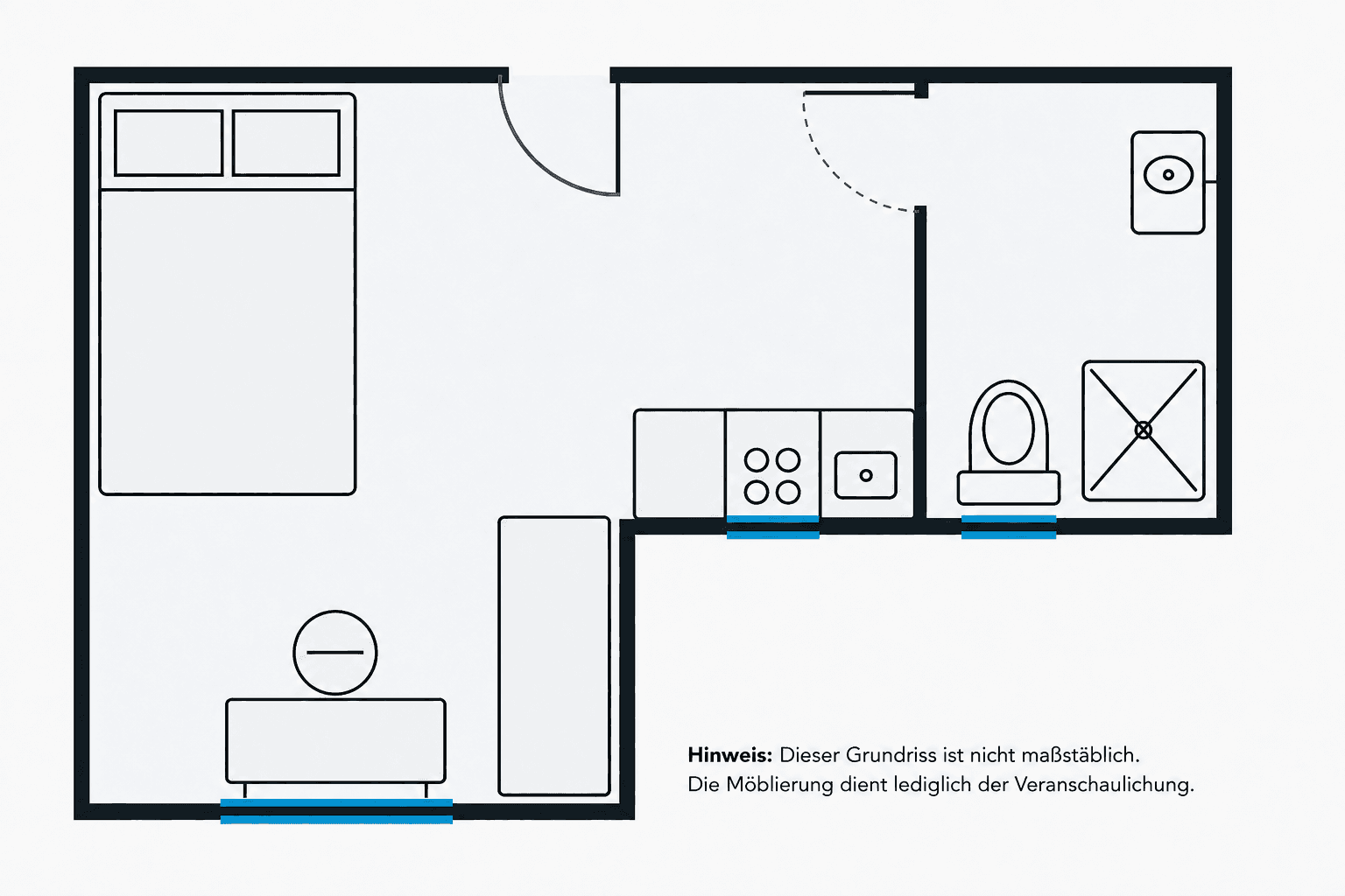 Predaj bytu 1-izbový 22 m², Konstanz, Bádensko-Wurttembersko Predaj bytu 1-izbový 22 m², Konstanz, Bádensko-Wurttembersko