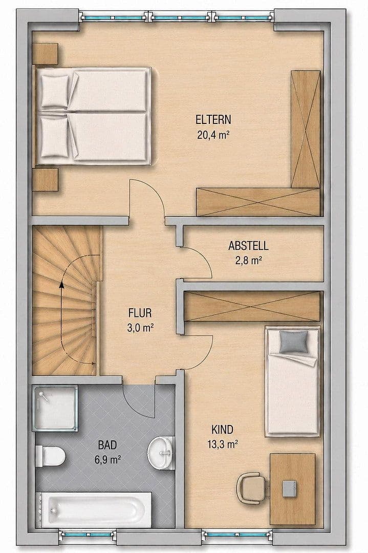 Predaj domu 131 m², pozemok 196 m², Kiefernweg 1, Rheinstetten, Bádensko-Wurttembersko Predaj domu 131 m², pozemok 196 m², Kiefernweg 1, Rheinstetten, Bádensko-Wurttembersko